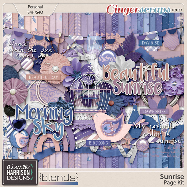 Sunrise Page Kit by Aimee Harrison