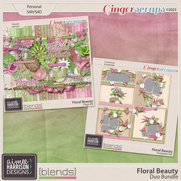 Floral Beauty Duo by Aimee Harrison