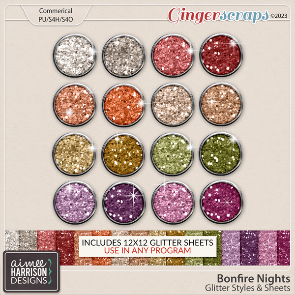 Bonfire Nights Glitters by Aimee Harrison