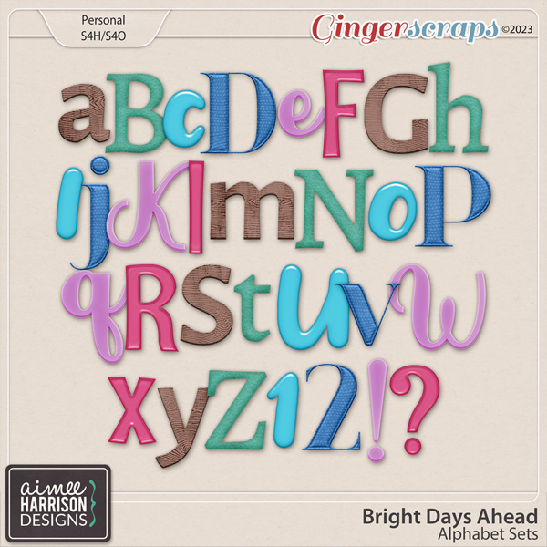 Bright Days Ahead Alpha Sets by Aimee Harrison