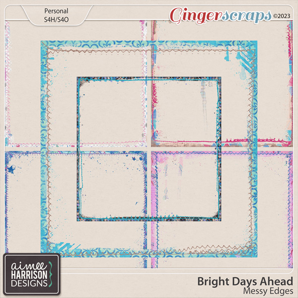 Bright Days Ahead Messy Edges by Aimee Harrison 