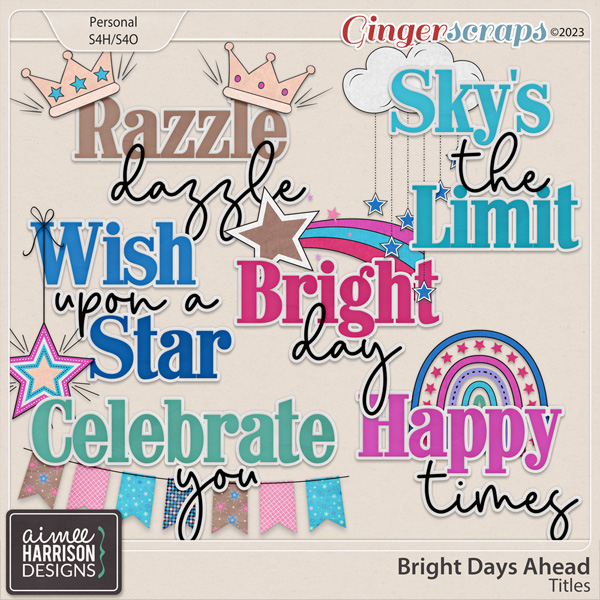 Bright Days Ahead Titles by Aimee Harrison