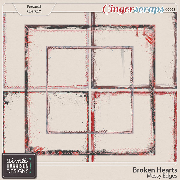 Broken Hearts Messy Edges by Aimee Harrison