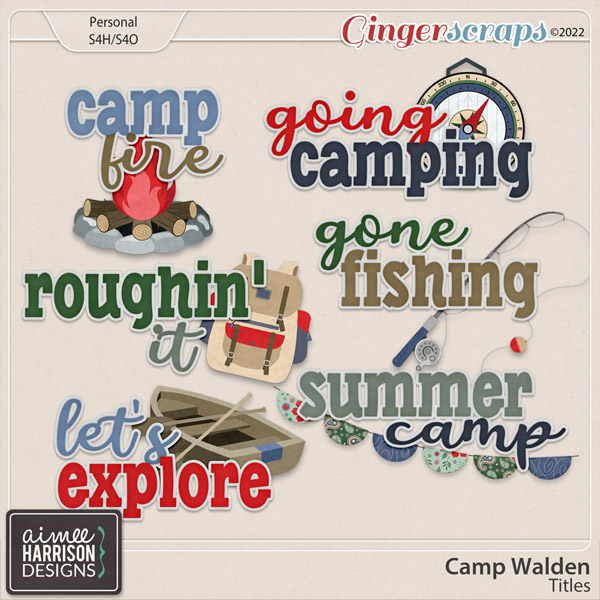 Camp Walden Titles by Aimee Harrison