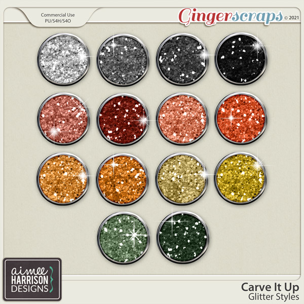 Carve It Up Glitters by Aimee Harrison