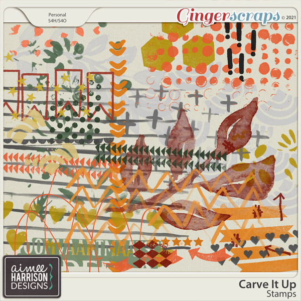 Carve It Up Stamps by Aimee Harrison