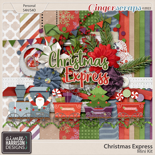 Christmas Express Mini Kit by Aimee Harrison