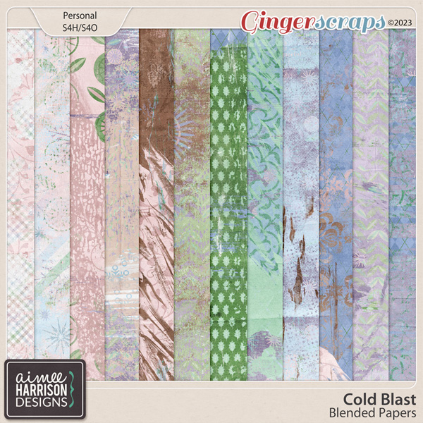 Cold Blast Blended Papers by Aimee Harrison