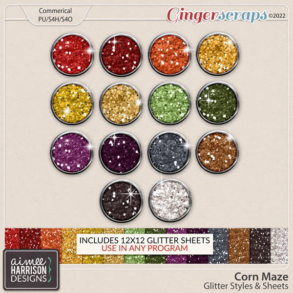 Corn Maze Glitters by Aimee Harrison