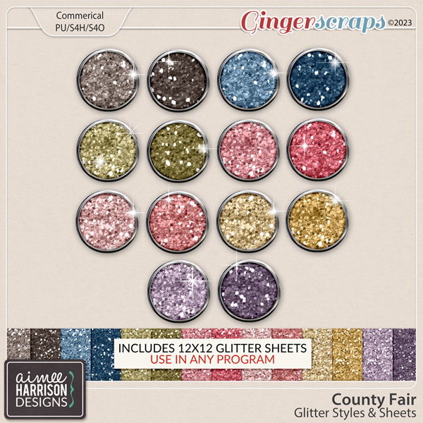 County Fair Glitters by Aimee Harrison