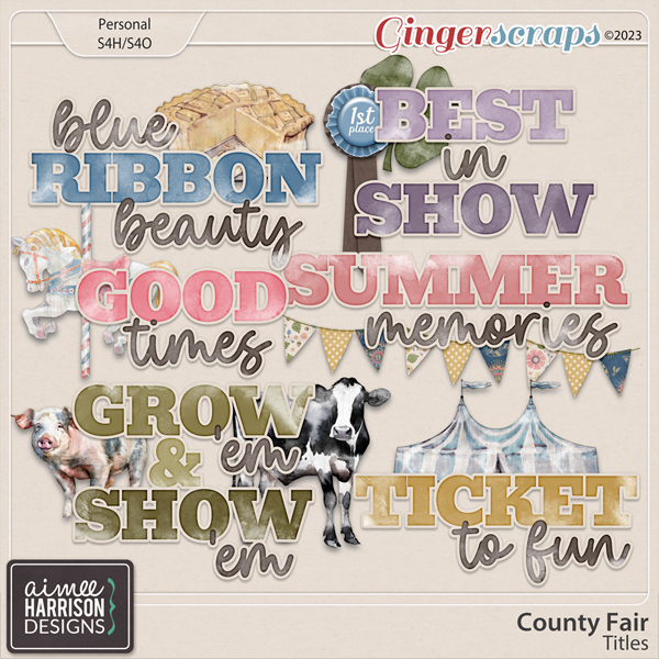 County Fair Titles by Aimee Harrison