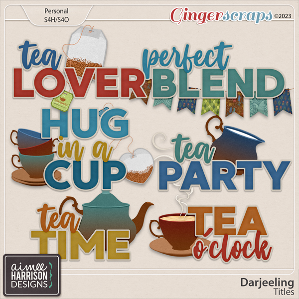 Darjeeling Titles by Aimee Harrison