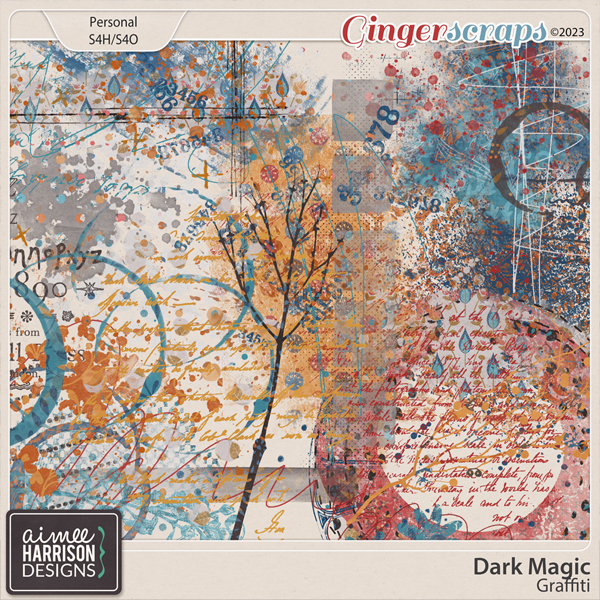 Dark Magic Graffiti by Aimee Harrison