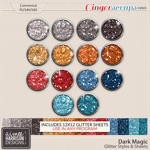 Dark Magic Glitters by Aimee Harrison