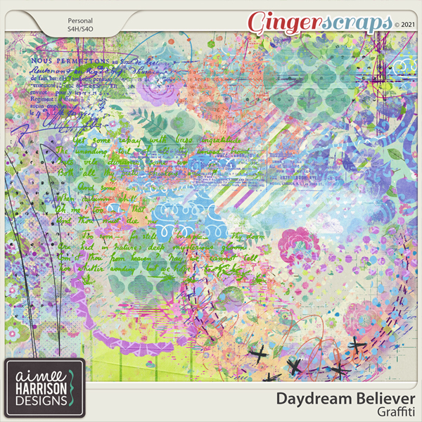 Daydream Believer Graffiti by Aimee Harrison