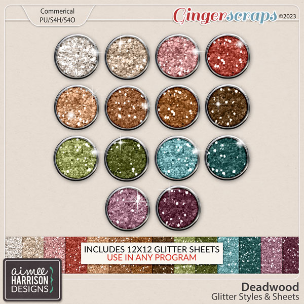 Deadwood Glitters by Aimee Harrison