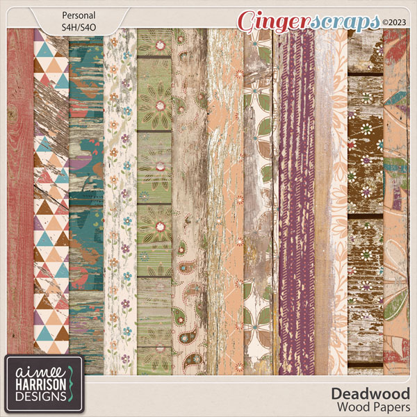 Deadwood Wood Papers by Aimee Harrison