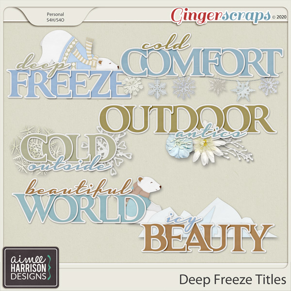 Deep Freeze Titles by Aimee Harrison