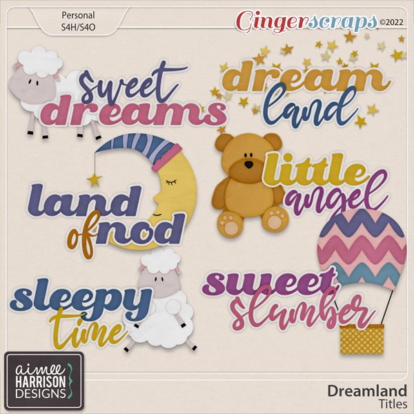 Dreamland Titles by Aimee Harrison