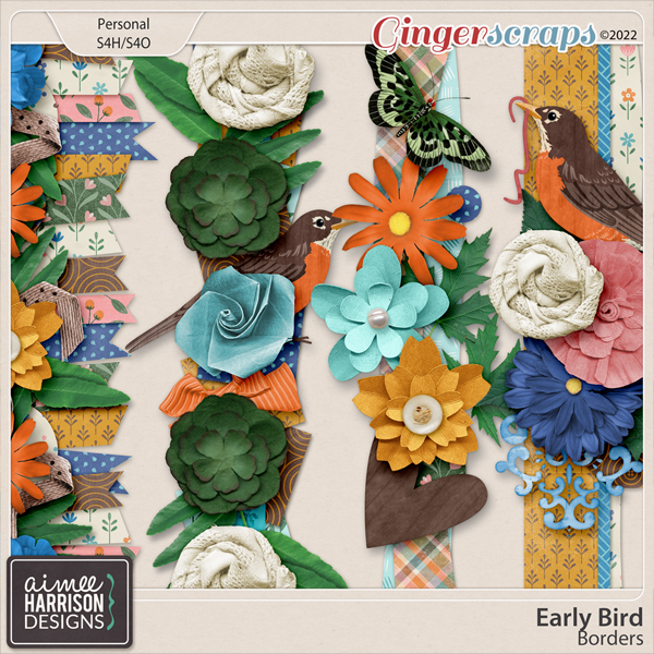 Early Bird Borders by Aimee Harrison