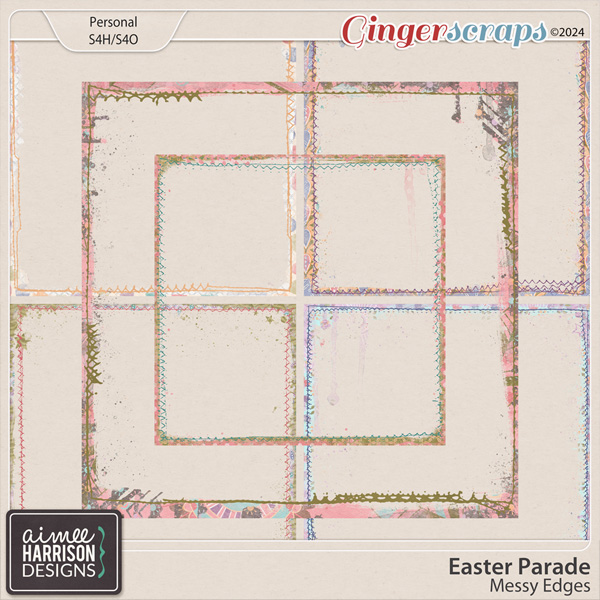 Easter Parade Messy Edges by Aimee Harrison