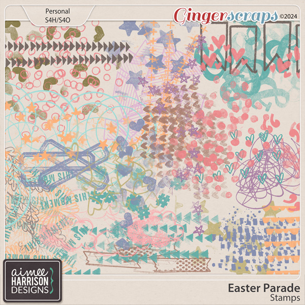 Easter Parade Stamps by Aimee Harrison