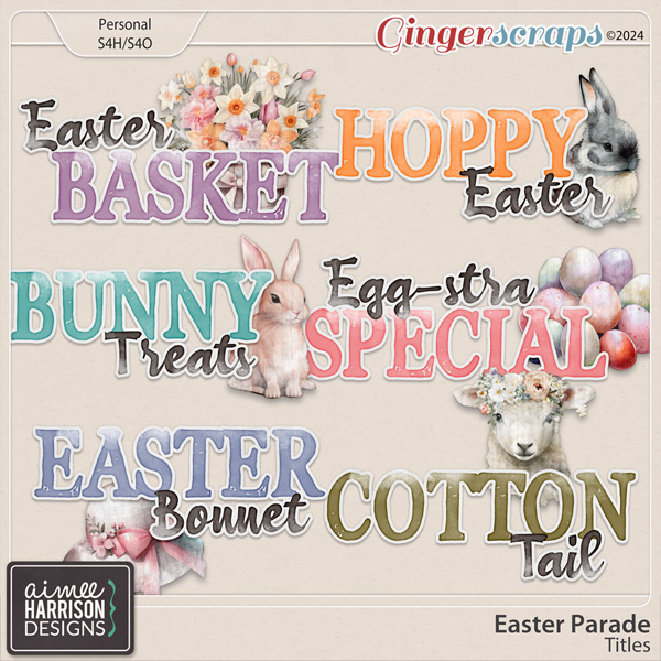 Easter Parade Titles by Aimee Harrison