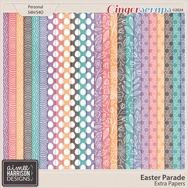 Easter Parade Extra Papers by Aimee Harrison