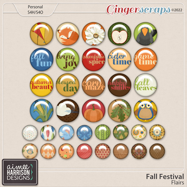 Fall Festival Flairs by Aimee Harrison