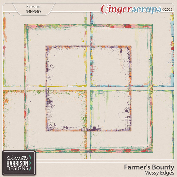 Farmer's Bounty Messy Edges by Aimee Harrison