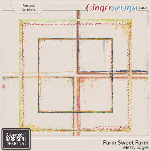 Farm Sweet Farm Messy Edges by Aimee Harrison