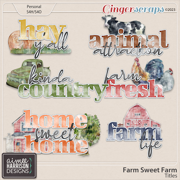 Farm Sweet Farm Titles by Aimee Harrison
