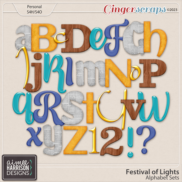 Festival of Lights Alpha Sets by Aimee Harrison