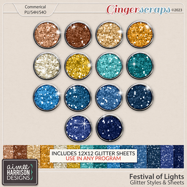 Festival of Lights Glitters by Aimee Harrison
