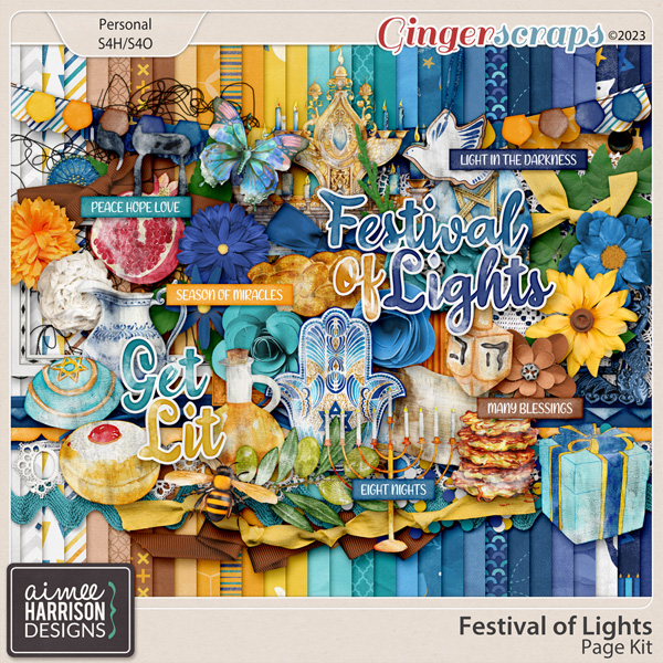 Festival of Lights Page Kit by Aimee Harrison