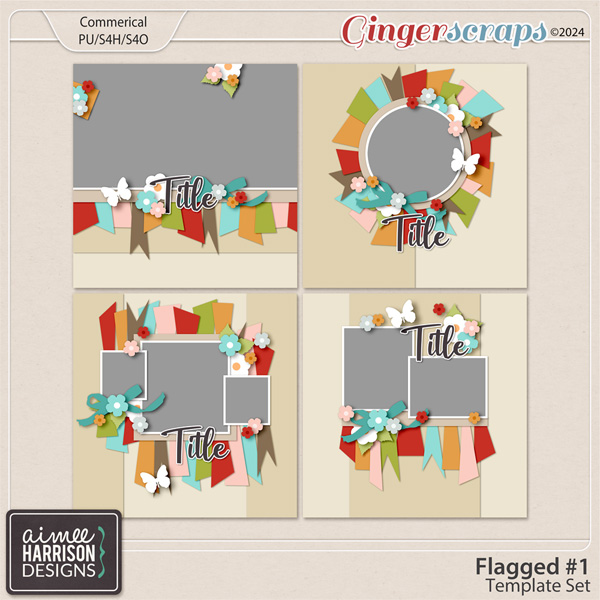 Flagged #1 Templates by Aimee Harrison