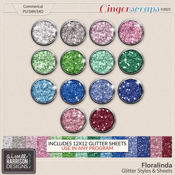 Floralinda Glitters by Aimee Harrison