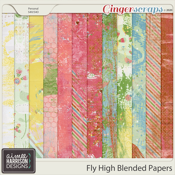 Fly High Blended Papers by Aimee Harrison