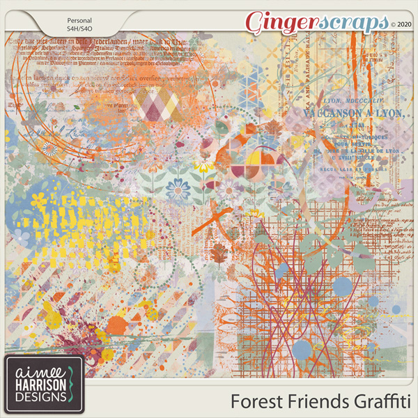 Forest Friends Graffiti by Aimee Harrison