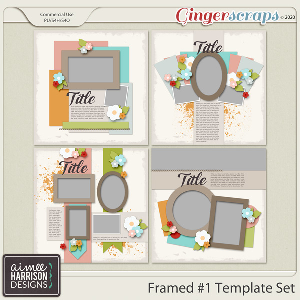 Framed #1 Templates by Aimee Harrison