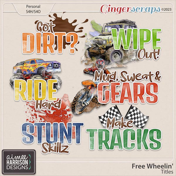 Free Wheelin' Titles by Aimee Harrison