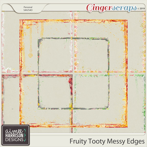 Fruity Tooty Messy Edges by Aimee Harrison