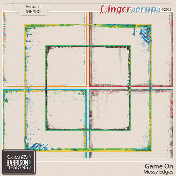 Game On Messy Edges by Aimee Harrison