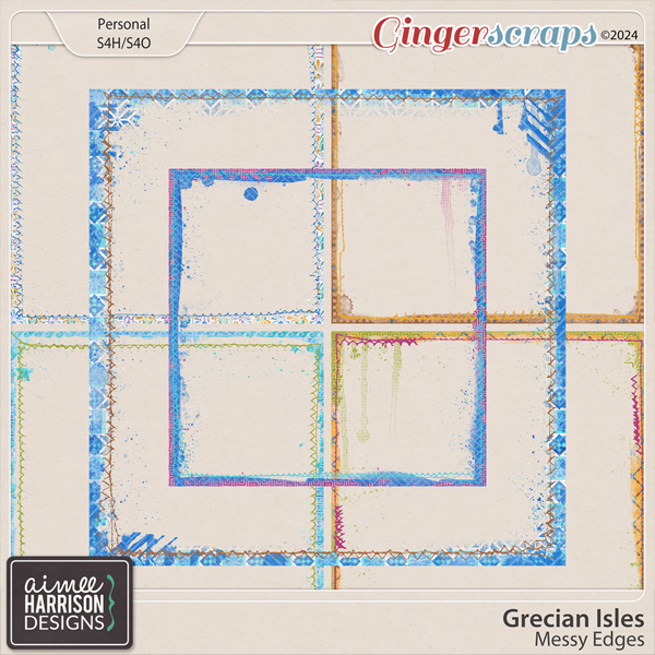 Grecian Isles Messy Edges by Aimee Harrison