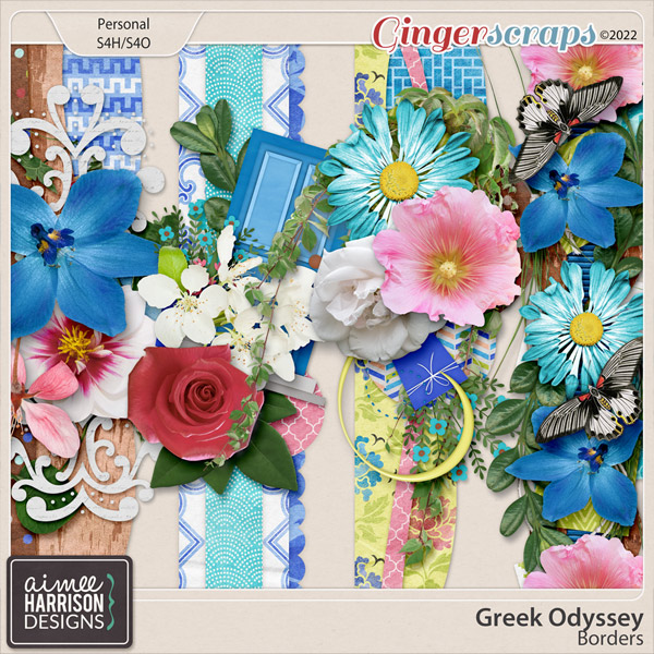 Greek Odyssey Borders by Aimee Harrison