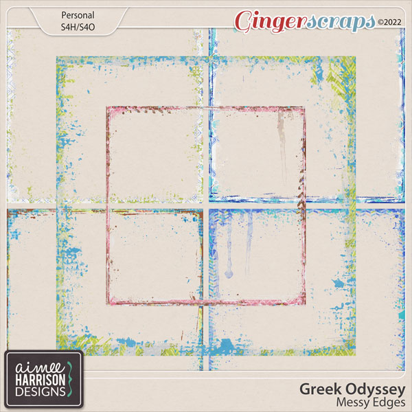 Greek Odyssey Messy Edges by Aimee Harrison