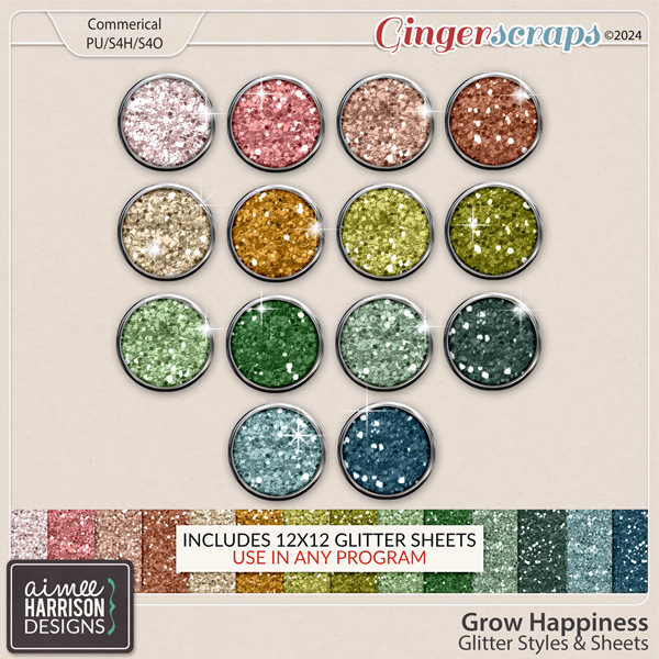 Grow Happiness Glitters by Aimee Harrison