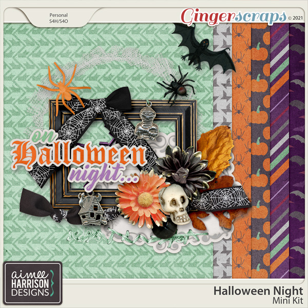 Halloween Night Mini Kit by Aimee Harrison