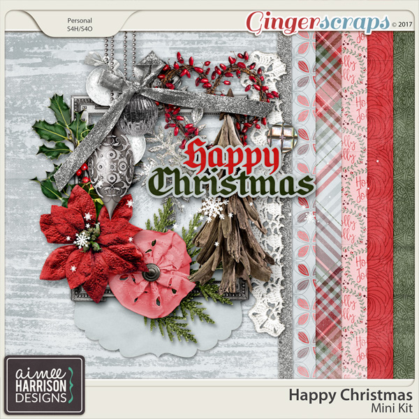 Happy Christmas Mini Kit by Aimee Harrison