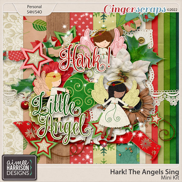 Hark! The Angels Sing Mini Kit by Aimee Harrison